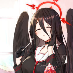 This is a pixiv picture whose title is いっぱい食べるハスミ.