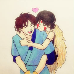 This is a pixiv picture whose title is 最近描いたやつ.