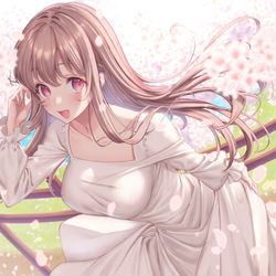 This is a pixiv picture whose title is 🌸.