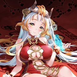 This is a pixiv picture whose title is 春節のフラワー.