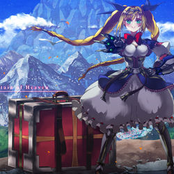 This is a pixiv picture whose title is 【PFMOH】"鉄の両腕"ロマンシア【戦士】.
