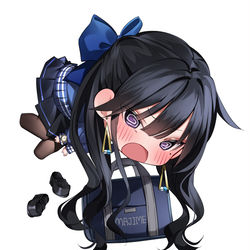 This is a pixiv picture whose title is 浮遊ミニ真面目ちゃん.