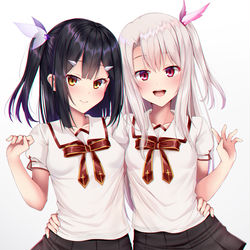 This is a pixiv picture whose title is イリみゆ.