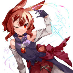 This is a pixiv picture whose title is 【PFHOM】兎魔術師のルーナ.