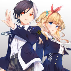 This is a pixiv picture whose title is 学生探偵.