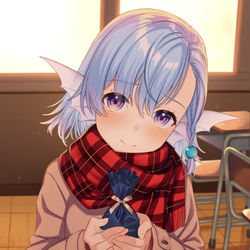 This is a pixiv picture whose title is バレンタインの人魚.