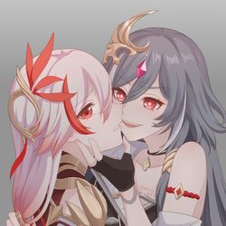 This is a pixiv picture whose title is “以下犯上”.