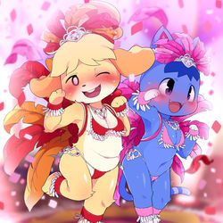 This is a pixiv picture whose title is どうぶつカーニバル.