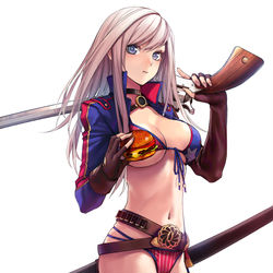 This is a pixiv picture whose title is 水着武蔵ちゃん.