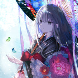 This is a pixiv picture whose title is 冬.