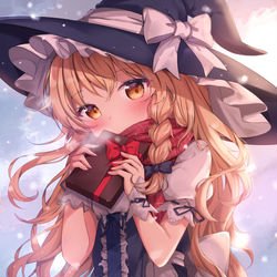 This is a pixiv picture whose title is 魔理沙のバレンタイン.