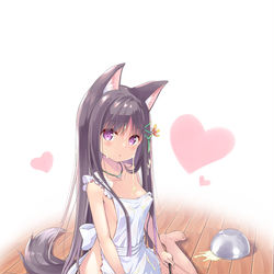 This is a pixiv picture whose title is 白か黒か.