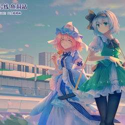 This is a pixiv picture whose title is _.
