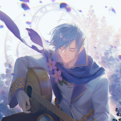 This is a pixiv picture whose title is 千年の独奏歌.