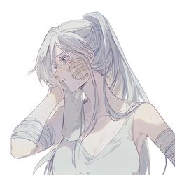 This is a pixiv picture whose title is 白血球.