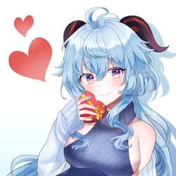 This is a pixiv picture whose title is 甘雨.