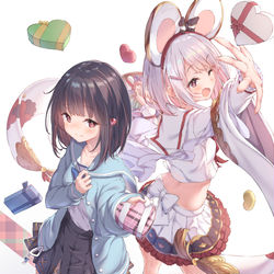 This is a pixiv picture whose title is ビカラと本命チョコの行方.