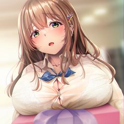 This is a pixiv picture whose title is バレンタイン💛.