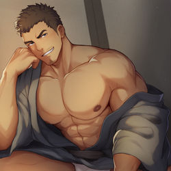 This is a pixiv picture whose title is 褌の日.