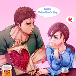 This is a pixiv picture whose title is ハッピー”バレンタイン”デー！.