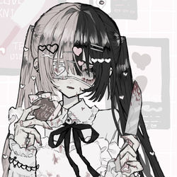 This is a pixiv picture whose title is 愛.