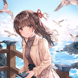 This is a pixiv picture whose title is 日の出.