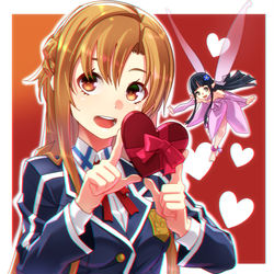 This is a pixiv picture whose title is 正妻チョコ.
