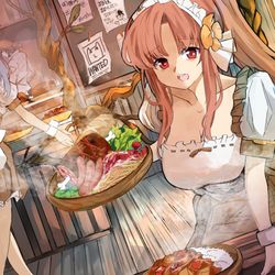 This is a pixiv picture whose title is 【PFMOH】喫茶ハローワールド【そうだ、ハロワにいこう】.