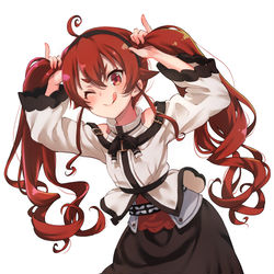 This is a pixiv picture whose title is きゃるーん☆エリスニャん！（無職転生）.