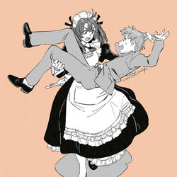 This is a pixiv picture whose title is 𝐒𝐓𝐑𝐎𝐍𝐆 𝐌𝐀𝐈𝐃.