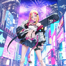 This is a pixiv picture whose title is ROCKSTAR★DEBUT!!.