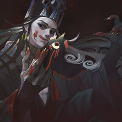 This is a pixiv picture whose title is 蘆屋道満.