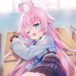 This is a pixiv picture whose title is ホシノ先輩かわいい.