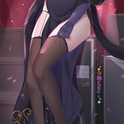 This is a pixiv picture whose title is 柴郡猫之巧克力雪糕.