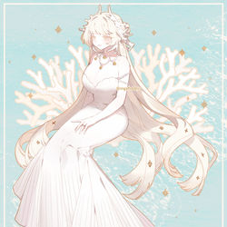 This is a pixiv picture whose title is 珊瑚姫.