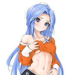 This is a pixiv picture whose title is Tummy.