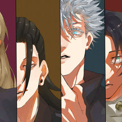 This is a pixiv picture whose title is 呪.