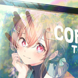 This is a pixiv picture whose title is 『久しぶり～!!!!』.