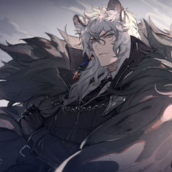 This is a pixiv picture whose title is シルバーアッシュ20210215.