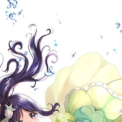 This is a pixiv picture whose title is Aqours全員描く⑥松浦果南.