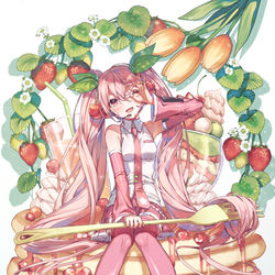 This is a pixiv picture whose title is SAKURA MIKU.