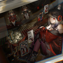 This is a pixiv picture whose title is 【明日方舟】霜叶.