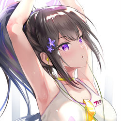 This is a pixiv picture whose title is スミレ.