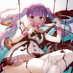 This is a pixiv picture whose title is ばれんたいんあくあちゃん.