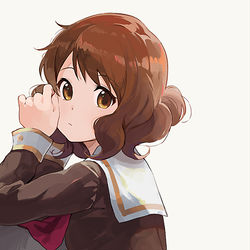 This is a pixiv picture whose title is 黄前久美子.