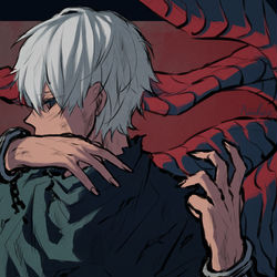 This is a pixiv picture whose title is 喰.