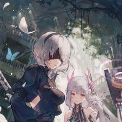 This is a pixiv picture whose title is 風.