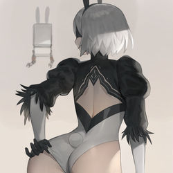 This is a pixiv picture whose title is 2b.