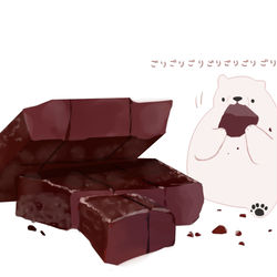 This is a pixiv picture whose title is 割りチョコ.