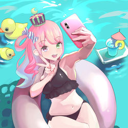 This is a pixiv picture whose title is 116日目 『夏ルーナ』.